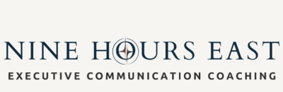 Nine Hours East executive communication coaching for C-suite and global leaders operating in English